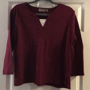 3/4 sleeve shirt